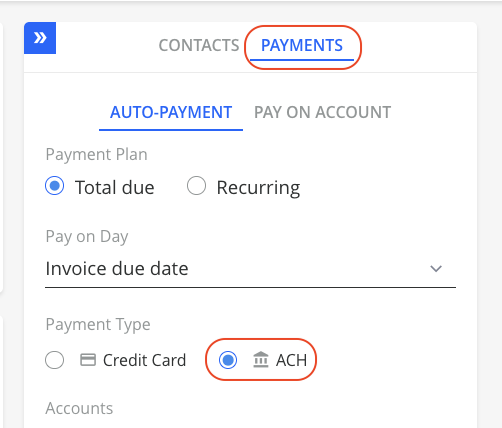 Visible under ACH Accounts in Payments Tab.png